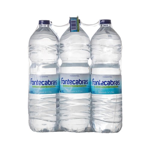FONTECABRAS Agua mineral pack de 6 uds. x 1,5 l.