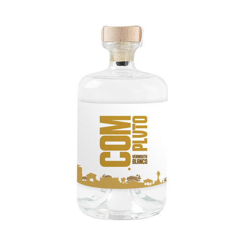 COMPLVTO Vermouth blanco, elaborado y embotellado en la Comunidad de Madrid COMPLVTO botella de 75 cl