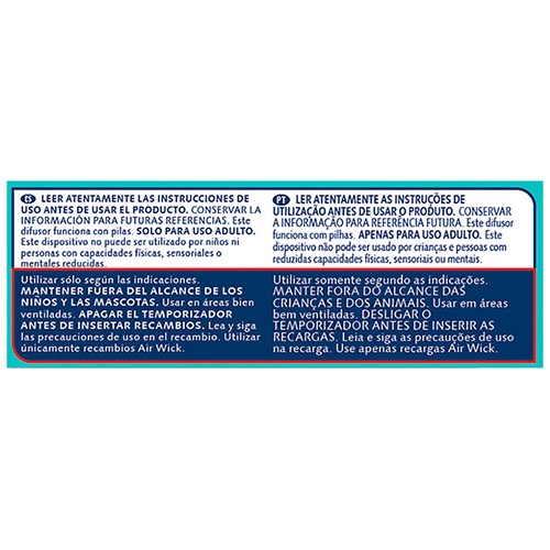 AIR WICK Ambientador aparato y recambio  nenuco 228 ml.