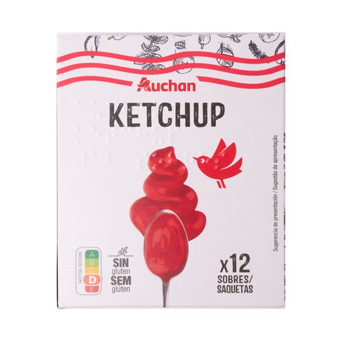 PRODUCTO ALCAMPO Ketchup en monodosis pack 12 uds x 12 g.