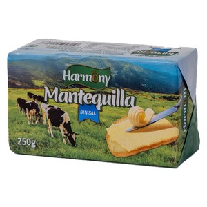 Pastilla de mantequilla sin sal 250 g.