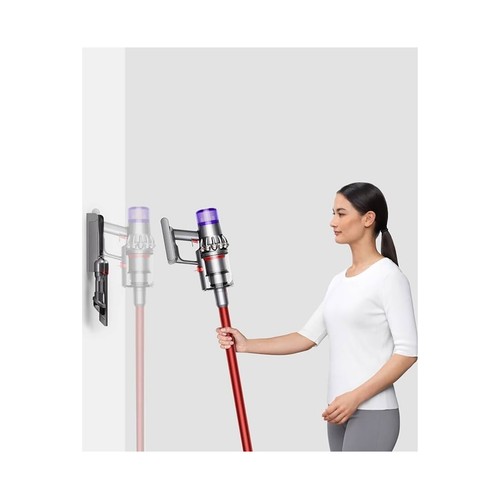 DYSON V11 Fluffy Nickel red, aspirador escoba sin cable,  2 en 1, 0.76 L, Autonomía Batería 60 min.