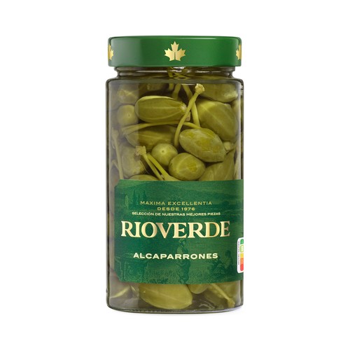 RIOVERDE Alcaparrones en vinagre frasco de 180 g.