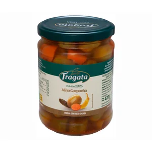 FRAGATA Verdial con hueso aliño gazpacha 250 gr.