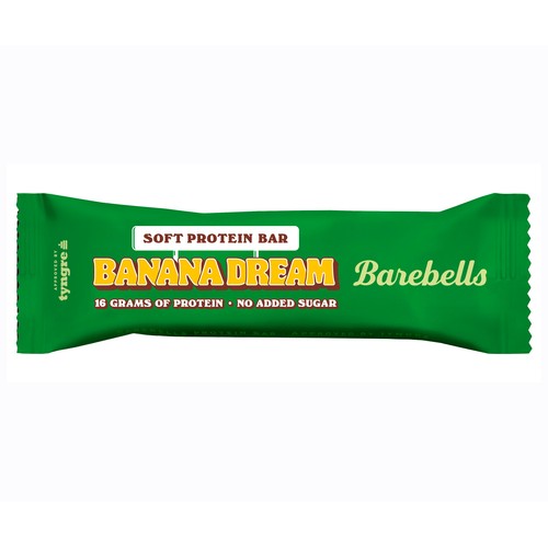 BAREBELLS Barrita soft banana dream 55 g.