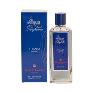 ALVAREZ GÓMEZ Eau de parfum para hombre con vaporizador en spray ALVAREZ GÓMEZ Titanio 150 ml.