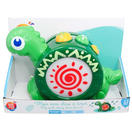 Dinosaurio interactivo con sonido  ONE TWO FUN ALCAMPO.