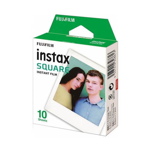 Papel de 86X72mm, para fotografía instantánea INSTAX, 10 unidades.