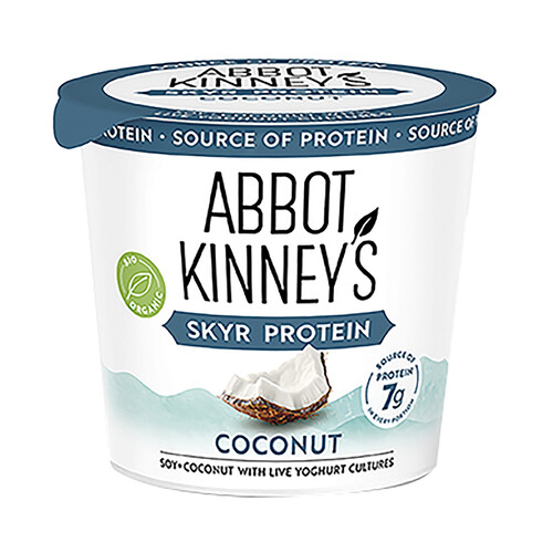 ABBOT KINNEY´S Skyr de coco ecológico con alto contenido en proteinas 300 g.