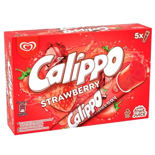 Polos de diferentes sabores, cola (2), lima, naranja y fresa super mix 5 x 105 ml.