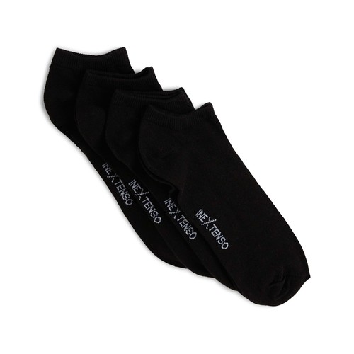Lote de 4 pares de calcetines invisibles para hombre IN EXTENSO, talla 43/46.