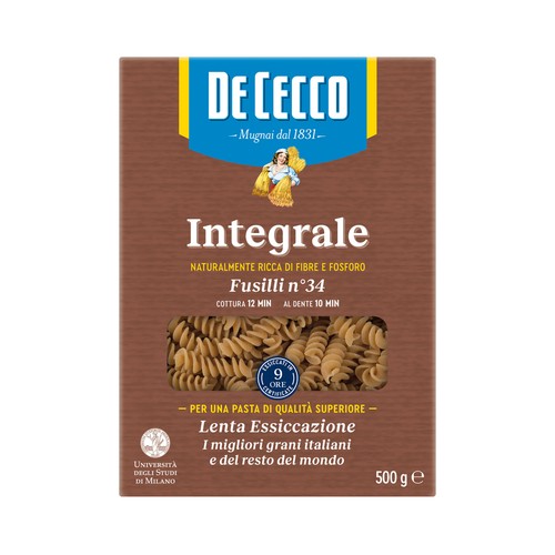 DE CECCO Fusilli integral 500 g.