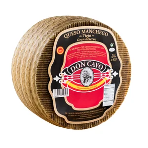 DON CAYO Queso de oveja viejo Gran Reserva Manchego con Denominación de Origen Protegida (DOP), cuña.