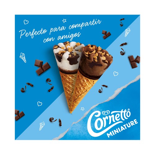 CORNETTO De Frigo Mino conos de chocolate (5) y de nata con chocolate (5)