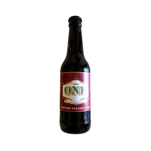 Cerveza Scotish ale sport tostada THE ONE 33 cl.
