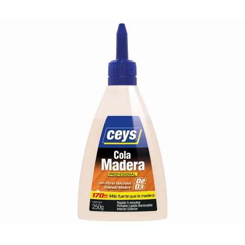 Cola para madera CEYS profesional, 250grs.