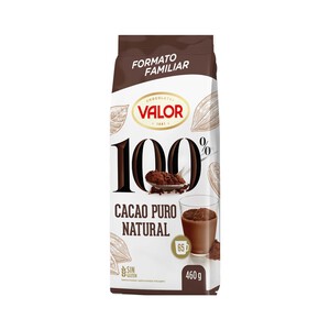Imagen de VALOR Cacao soluble natural 100% VALOR 460 g.