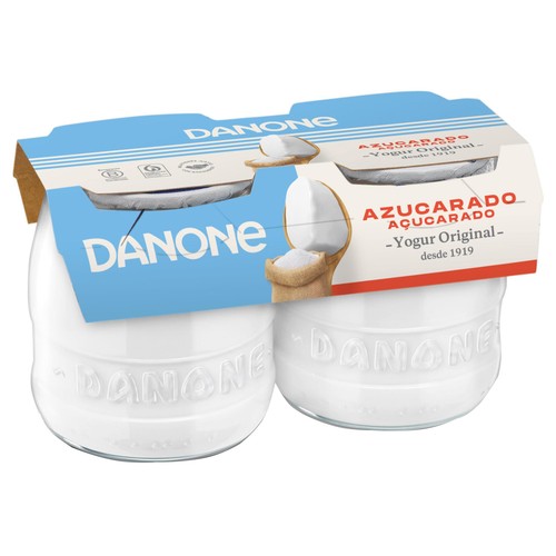DANONE Yogur natural azucarado Original 2 x 130 g.