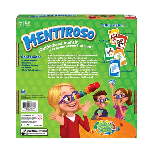 Mentiroso juego de mesa + 7 años..SPIN MASTER.