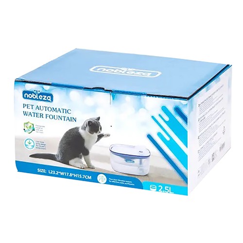 NOBLEZA Dispensador de agua para gato 2,5 L.