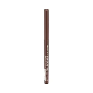 ESSENCE Long lasting tono 40 Roasted chestnut marrón oscuro Lápiz de ojos intenso con matiz cálido.