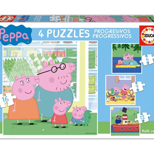 BORRAS Puzzles Progresivos Surtido +3 años
