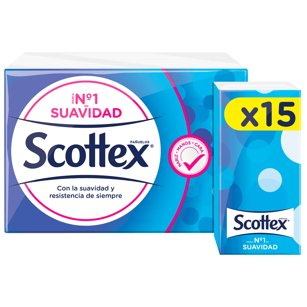 Pañuelos de papel de 3 capas 15 uds.