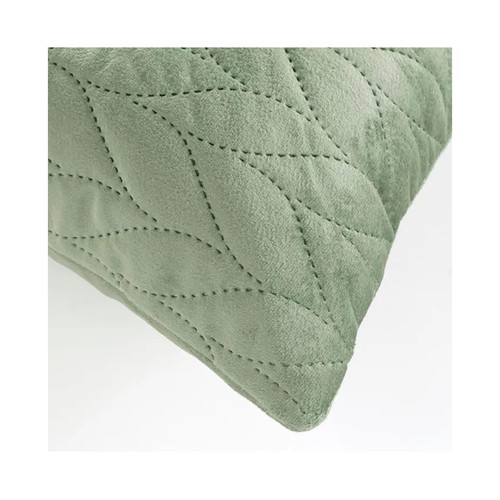 Funda de cojín de terciopelo Salvia Margarita 40x40cm, DOUCEUR.