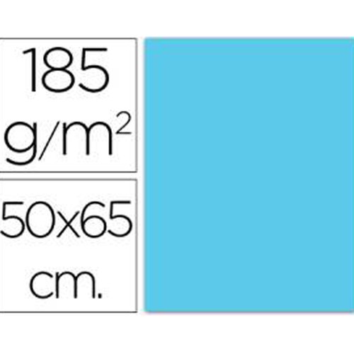 Cartulina Iris azul cielo 185g 50x65cm CANSON.