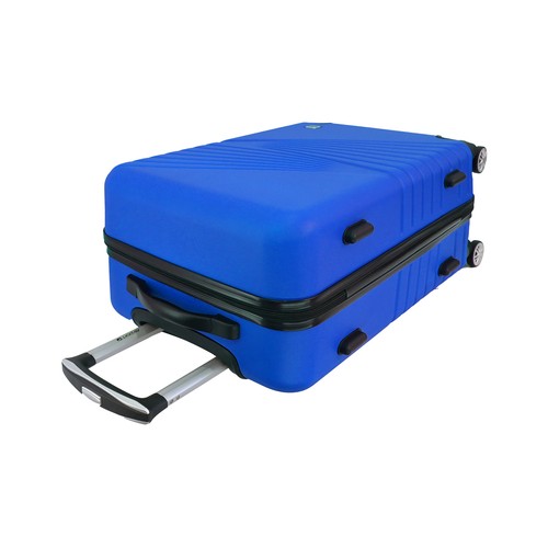 Maleta mediana rígida tipo trolley SPOTILIGHT, ABS, 4 ruedas dobles, 41x60x23 cm, color azul, AIRPORT ALCAMPO.