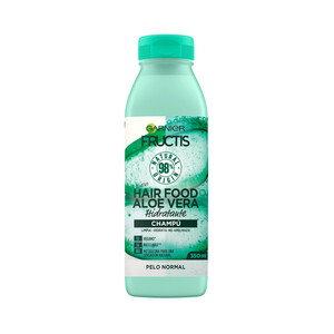 Imagen de FRUCTIS Champú hidratante con aloe vera, para cabellos normales FRUCTIS Hair food de Garnier 350 ml.