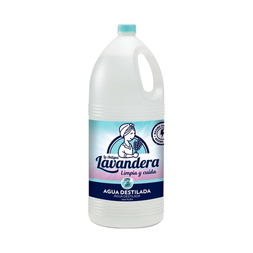 LA ANTIGUA LAVANDERA Agua destilada LA ANTIGUA LAVANDERA 5 l.