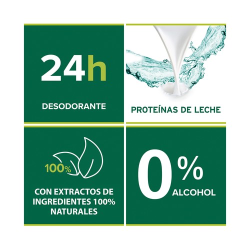 PALMOLIVE Desodorante roll on para mujer con acción antitranspirante 24h y anti manchas blancas PALMOLIVE Tacto puro 50 ml.