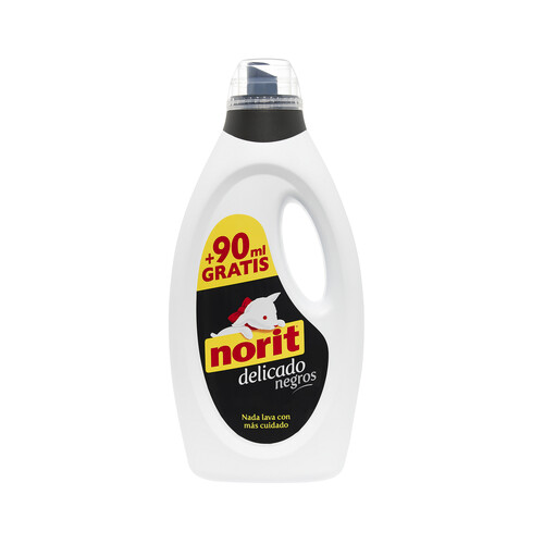 Detergente ropa delicada negra NORIT 1125 ml + 90 ml.
