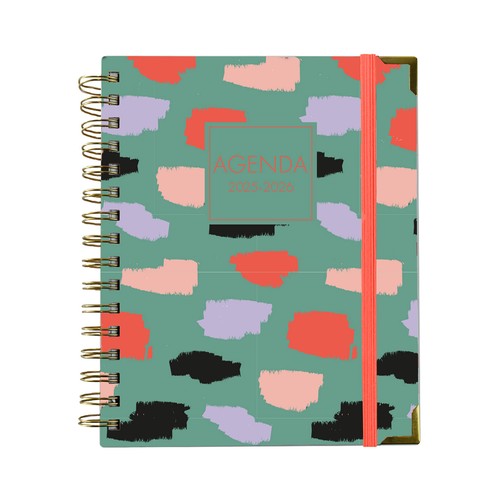 Agenda escolar 25/26, surtido de colores y diseños, MIMBEK.