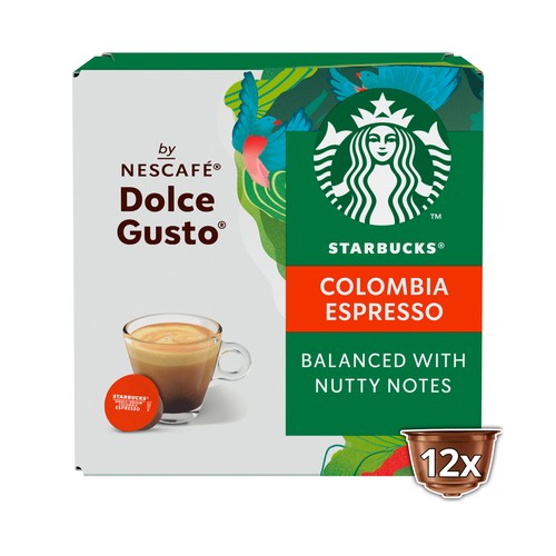 STARBUCKS Café en cápsulas espresso Colombia I7, 12 uds.
