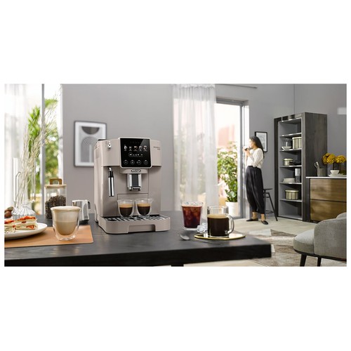 Cafetera superautomática DE'LONGHI Magnifica Start Beige ECAM220.50.BG, 15bar, café en grano o molido, 2 tazas.