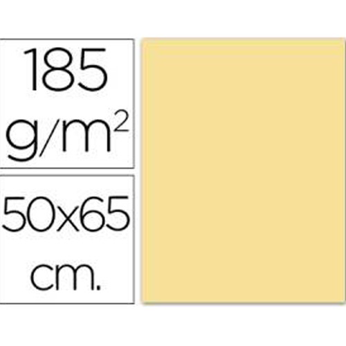 Cartulina Iris crema 185g 50x65cm CANSON.