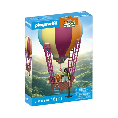 PLAYMOBIL Animal & Friends 71853, Aventura en Globo, 48 pcs +4 Años