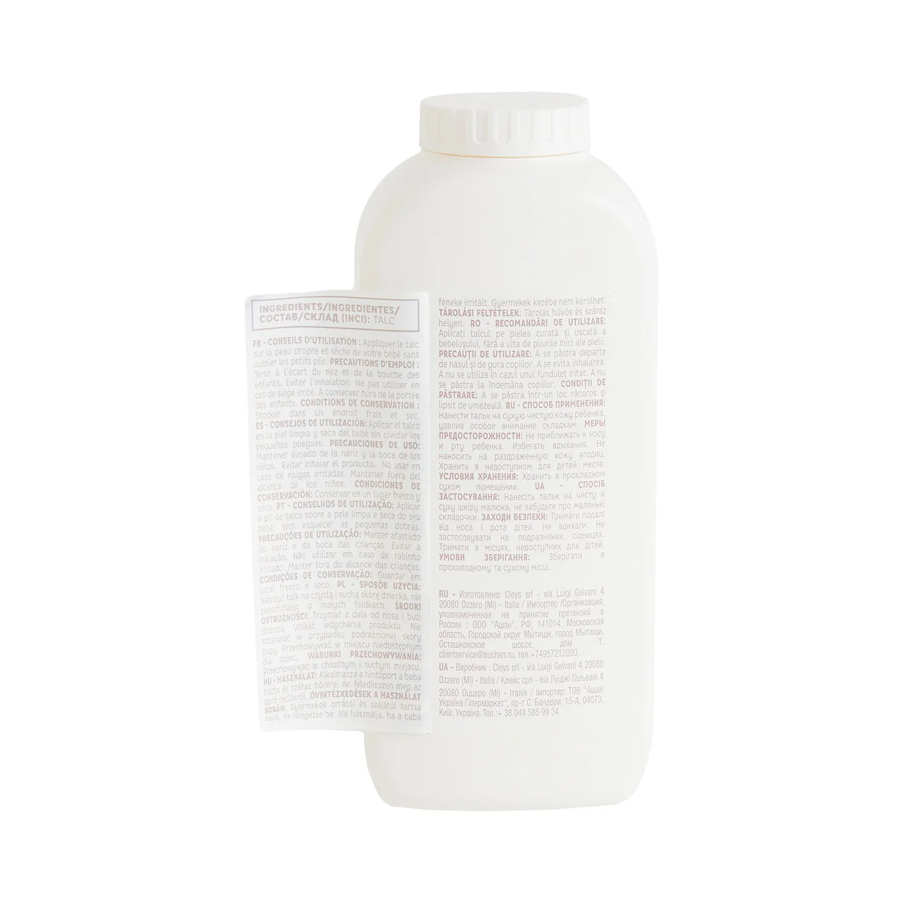 Polvos de talco especial para pieles delicadas 250 g.