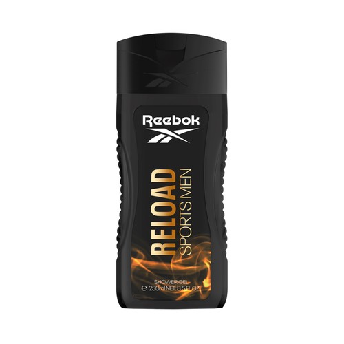 REEBOK Reload Gel para baño o ducha con acción energizante 400 ml.