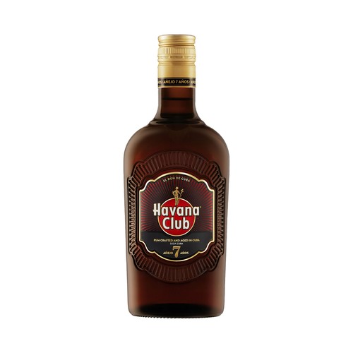 HAVANA CLUB Ron añejo de 7 años con D.O.P. Cuba botella 70 cl.