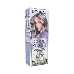 L´ORÉAL PARIS Cool silver tono plateado Tratamiento matizador gris platino.