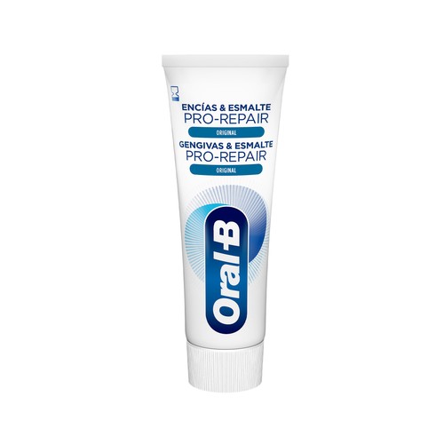 ORAL-B Advanced Pasta de dientes fortalecedora del esmalte, sabor hierbabuena y eucalipto 75 ml.