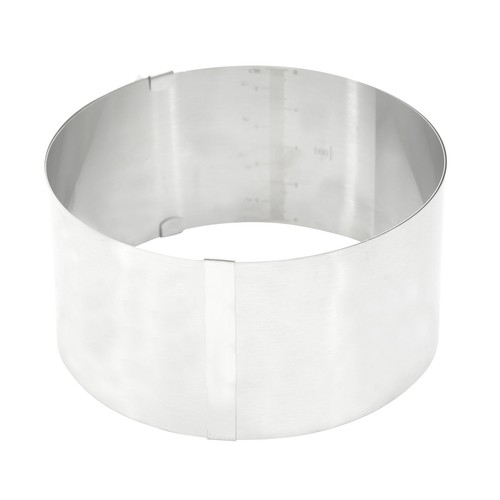 Molde tarta extensible de acero inoxidable 16-30cm, ACTUEL.