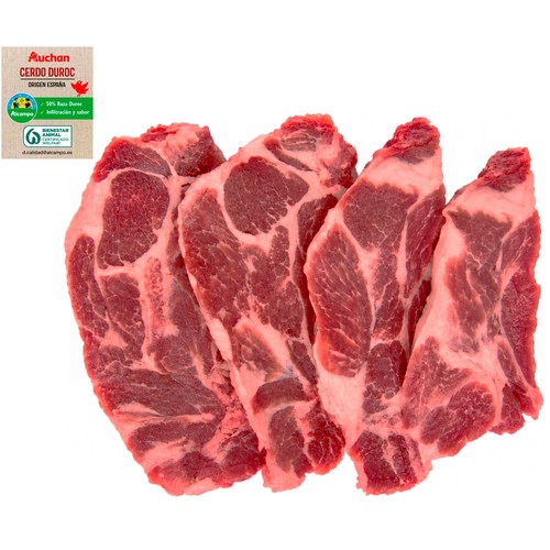ALCAMPO CULTIVAMOS LO BUENO Chuletas de aguja de cerdo raza Duroc