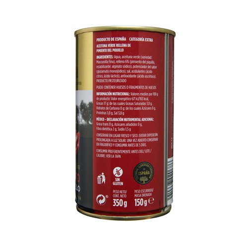 JOLCA Aceituna con manzanilla rellena de piquillo 150g 