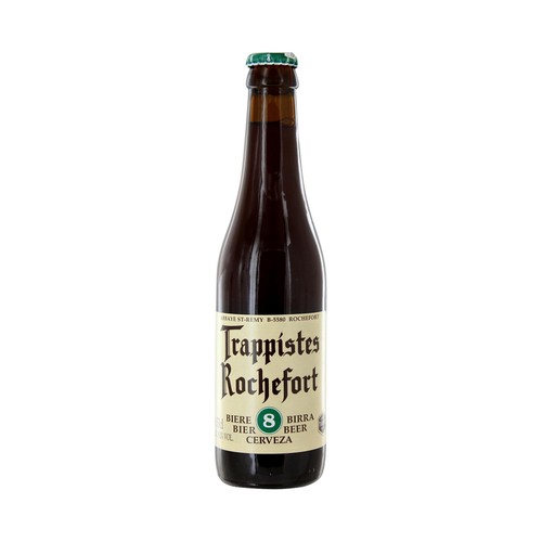 ROCHEFORT-8 Cerveza trapense belga botella 33 cl.