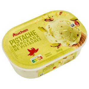 PRODUCTO ALCAMPO Tarrina de helado de pistacho con trocitos de pistachos 1 l.