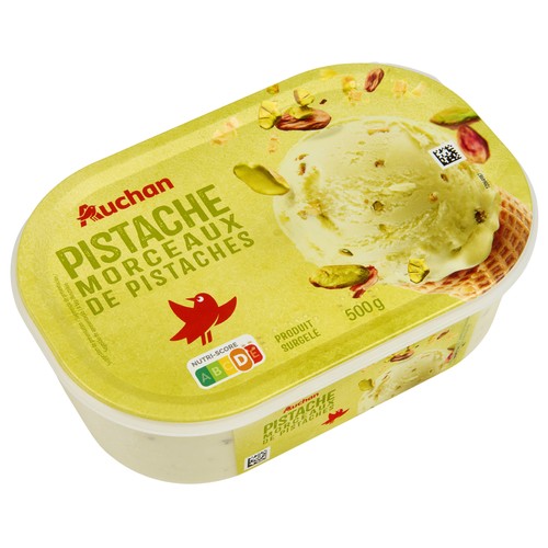 PRODUCTO ALCAMPO Tarrina de helado de pistacho con trocitos de pistachos 1 l.